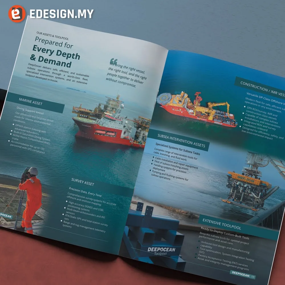 Deep Ocean offshore company profile spread