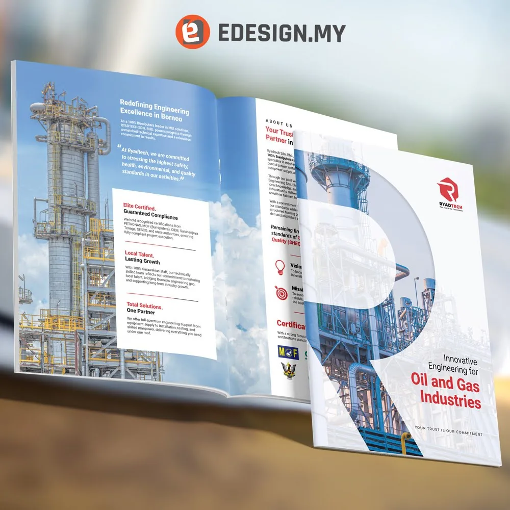 Ray Tech oil and gas company profile spread