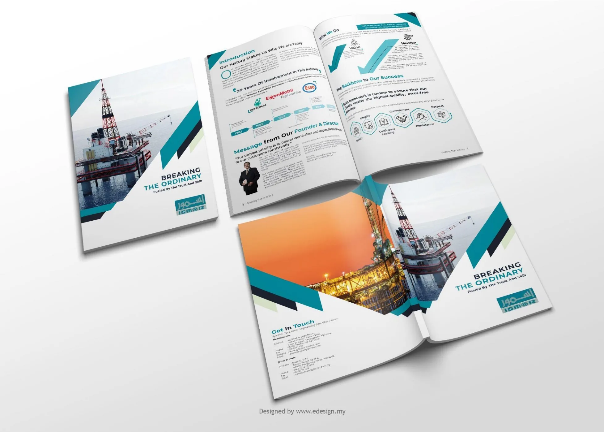 Transismor marine company profile spread